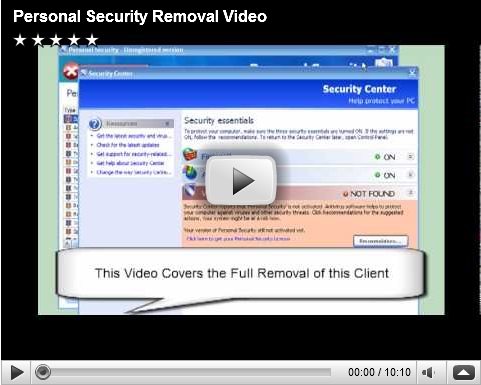 Personal Security Removal Video