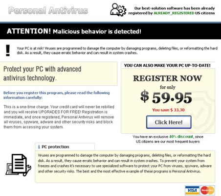 Personal Antivirus Removal