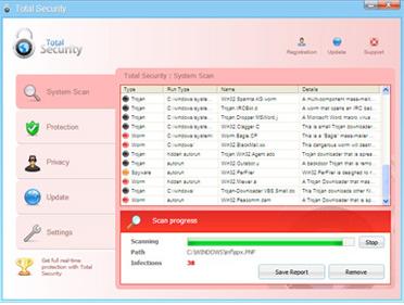 Remove Total Security 2009