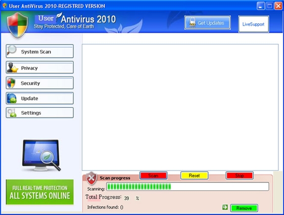 User Antivirus 2010
